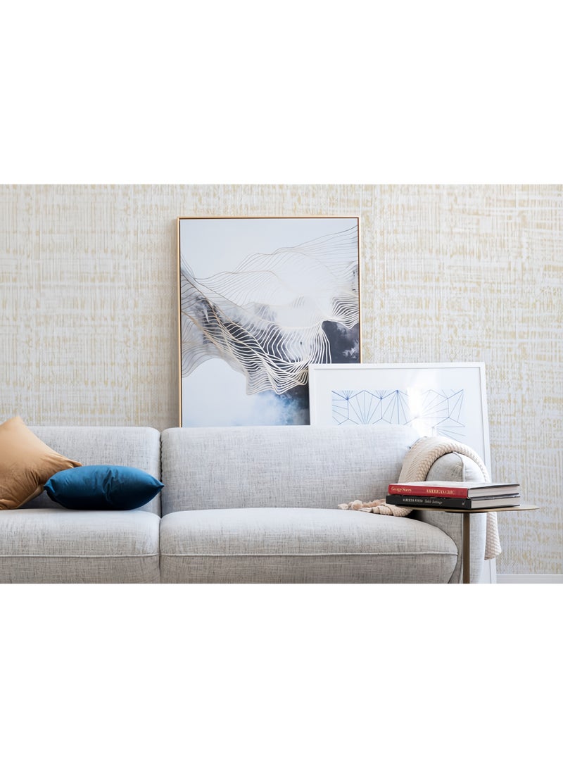 45cm x 10m Waterproof and Moisture-Proof Solid Color PVC Self-Adhesive Wallpaper  - Image 2