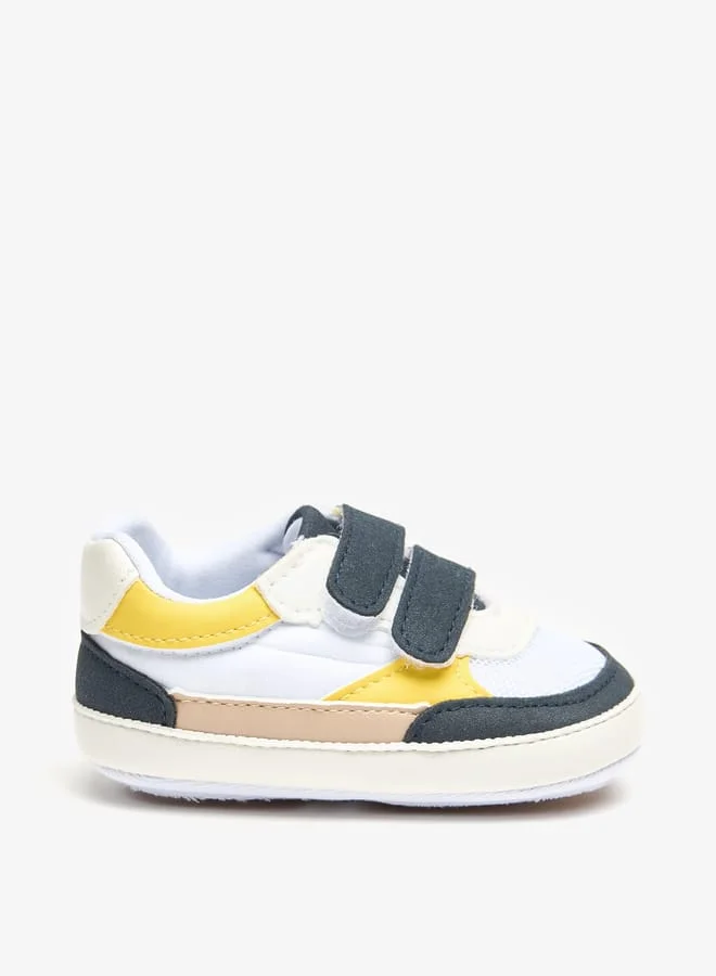 Barefeet Colourblock Booties with Hook and Loop Closure