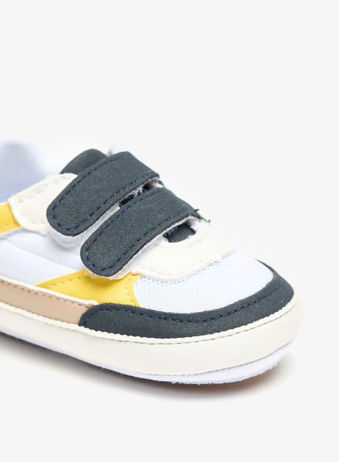 Barefeet Colourblock Booties with Hook and Loop Closure