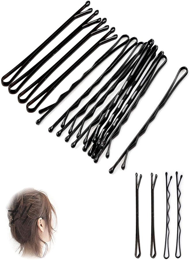 Ghelonadi Metal Bobby Hairpins Juda Pins Hair Styling Clips for Wedding Women Girls Hairdressing Black_Color (100-PCS) - Image 1