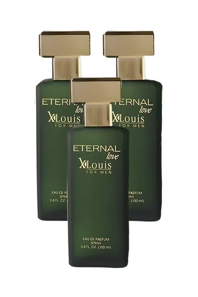 3 Pieces Xlouis Perfume For Men 100ml EDP