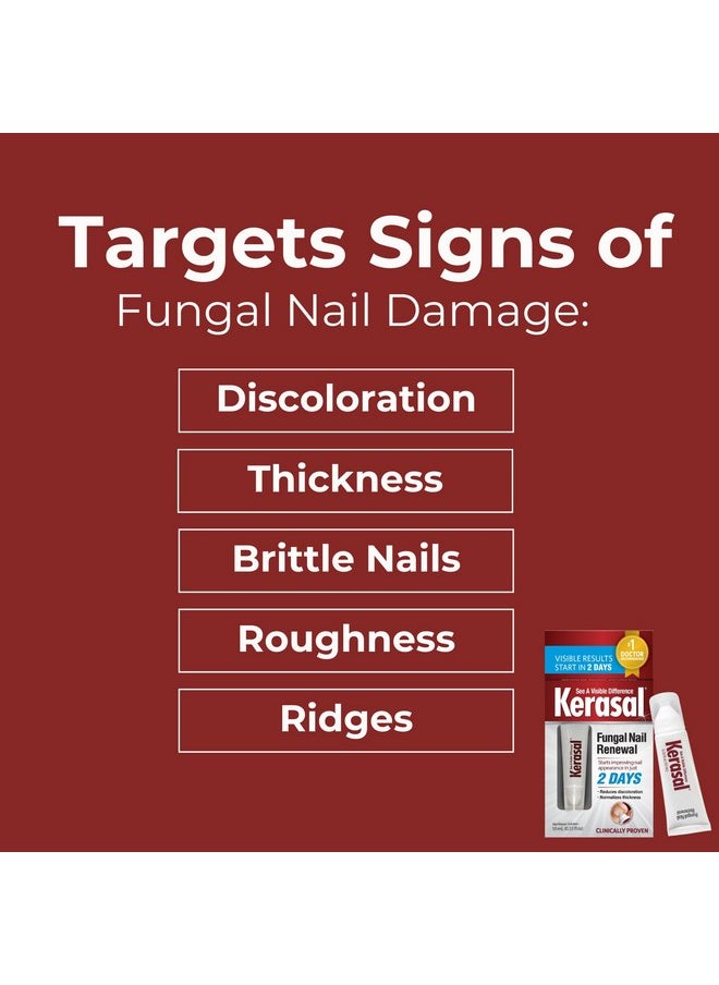 Kerasal Kerasal Nail Renewal, Restores Appearance of Discolored or Damaged Nails, 0.33 fl oz (Packaging May Vary)  - Image 4