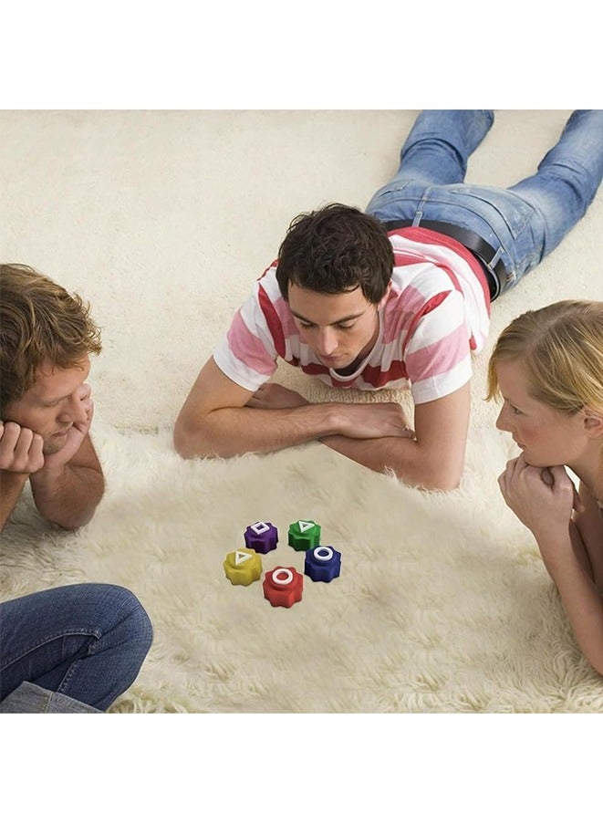 5PCS Gonggi Jack Stone Pebbles Set, Stone Catching Game,Hand Eye Coordination Training Toy, Family Travel Games - Image 5