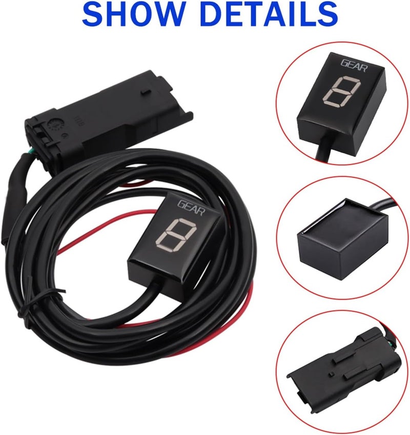 QASULER Digital Gear Display for Ducati Scrambler 400 - Image 3