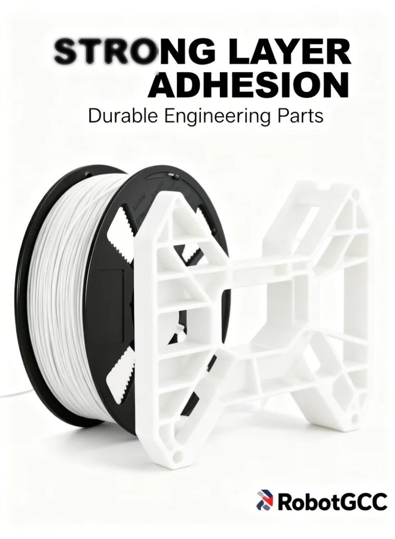 وبوت جي سي سي خيط طباعة ثلاثية الأبعاد PLA ECO مقاس 1.75 مم بلون أبيض وزن 1 كجم، خيط PLA سهل الطباعة لطابعات FDM، بثبات قطر جيد، تدفق منتظم، التصاق طبقات موثوق، تشوه منخفض، مناسب للمبتدئين، الطباعة اليومية، النماذج الأولية، والاستخدام التعليمي، ومتوافق مع معظم طابعات FDM ثلاثية الأبعاد - Image 2