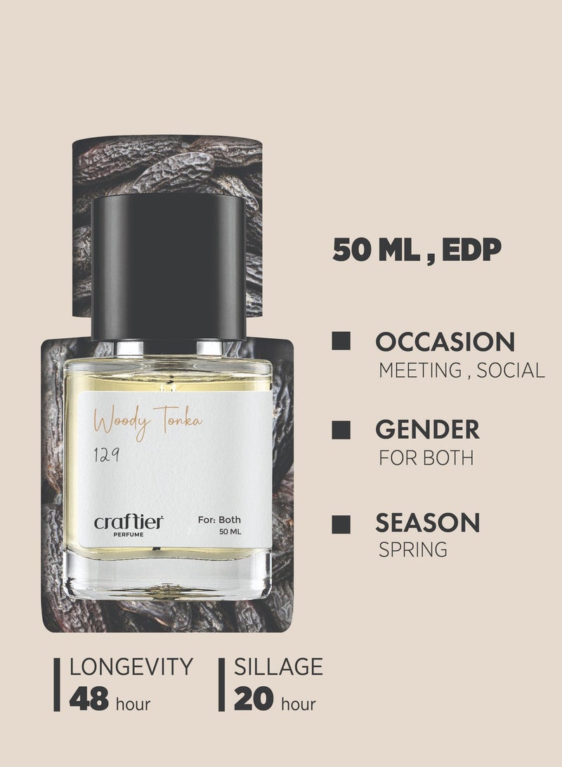 Craftier Perfume WOODY TONKA  - Inspired of-ANGELS' SHARE, Eau De Parfum for Men & Women - 50ml, Long Lasting Woody Fragrance Upto 48 Hrs, Travel Size Unisex Perfume - Image 5