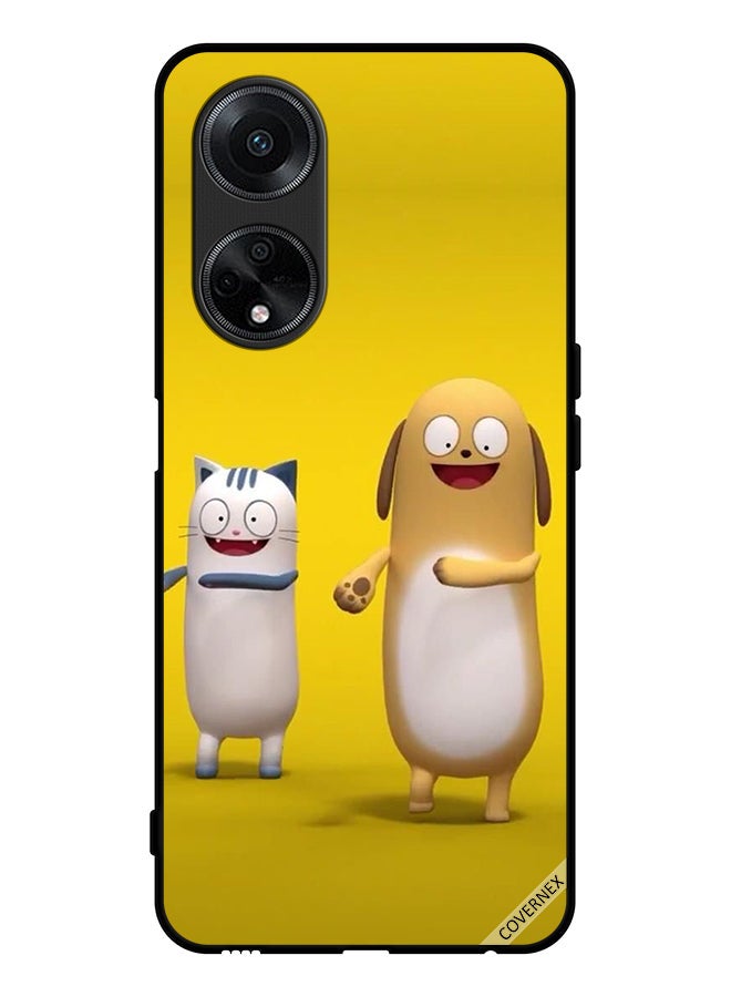 Covernex Protective Case Cover For Oppo F23 5G Cat Dog Story - Image 1