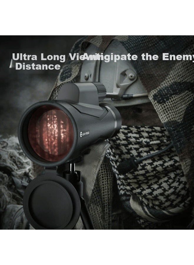 Leaysoo Eagle Eye 12x56ed Large Eyepiece Wide-angle High-definition High-magnification Nitrogen-filled Waterproof Monocular Telescope For Outdoor Concerts - Image 3