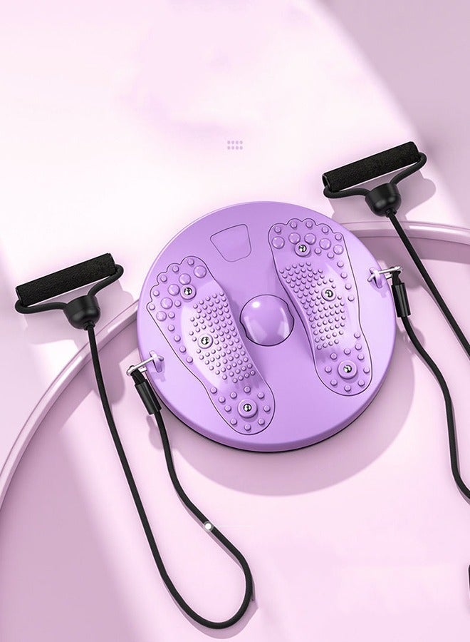 القرص اللوي الخصر مع المقبضات. مدرب الخصر القابل للتعديل ، تدليك القدم الوحيد للمنزل / صالة الرياضة / معدات اللياقة البدنية - Image 2