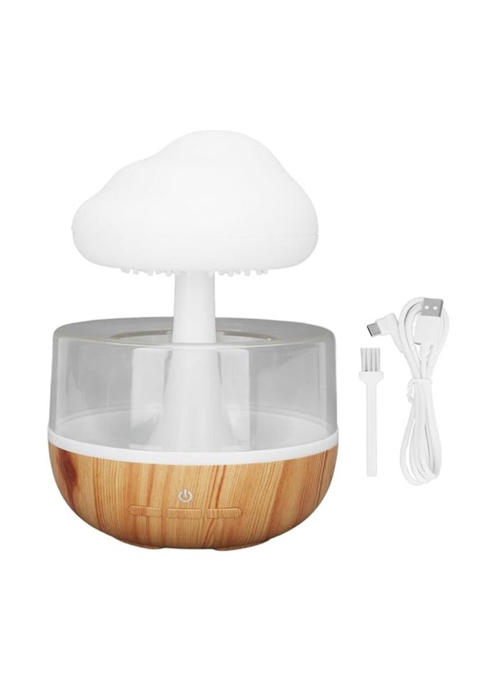 Generic Rain Cloud Humidifier, Cute Water Drip Cloud Diffuser, Rain Humidifier Diffuser Essential Oil Diffuser with 7 LED Light, Mushroom Humidifier for Home Office Room Bedside  - Image 1