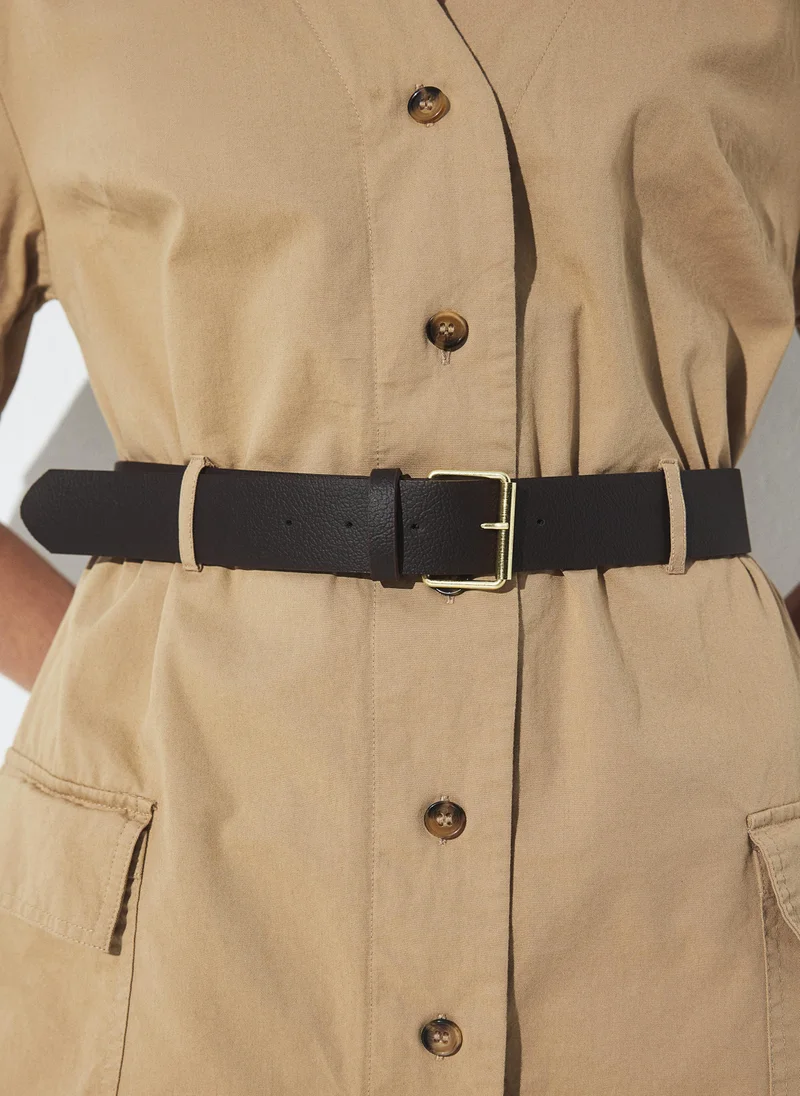 اتش اند ام Belted Utility Dress