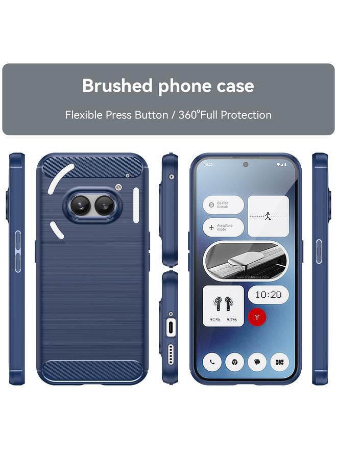 S-TOP Case For Nothing Phone 2a Carbon Fiber Brushed Texture TPU Phone Case - Image 2