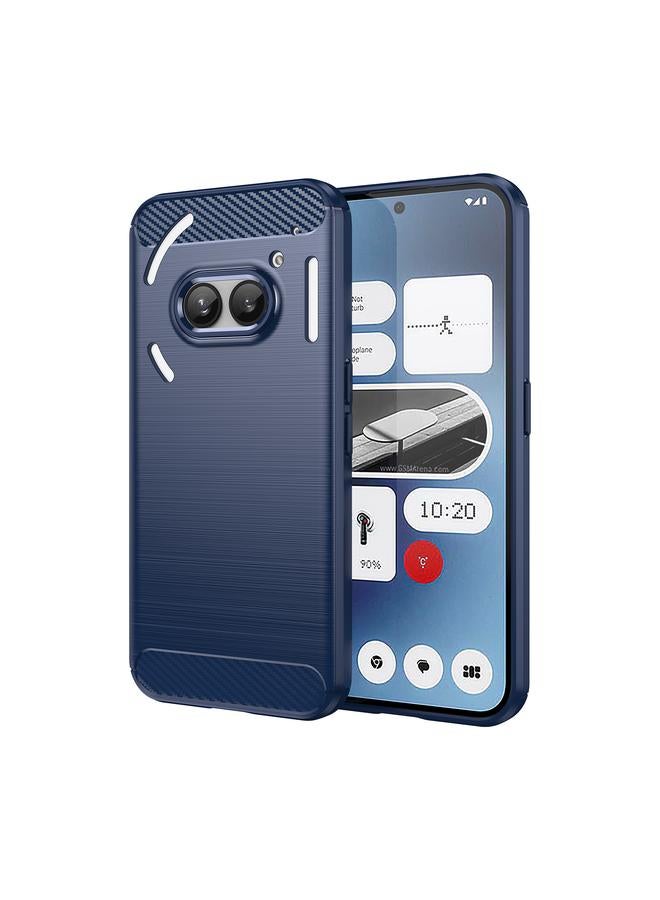 S-TOP Case For Nothing Phone 2a Carbon Fiber Brushed Texture TPU Phone Case - Image 1