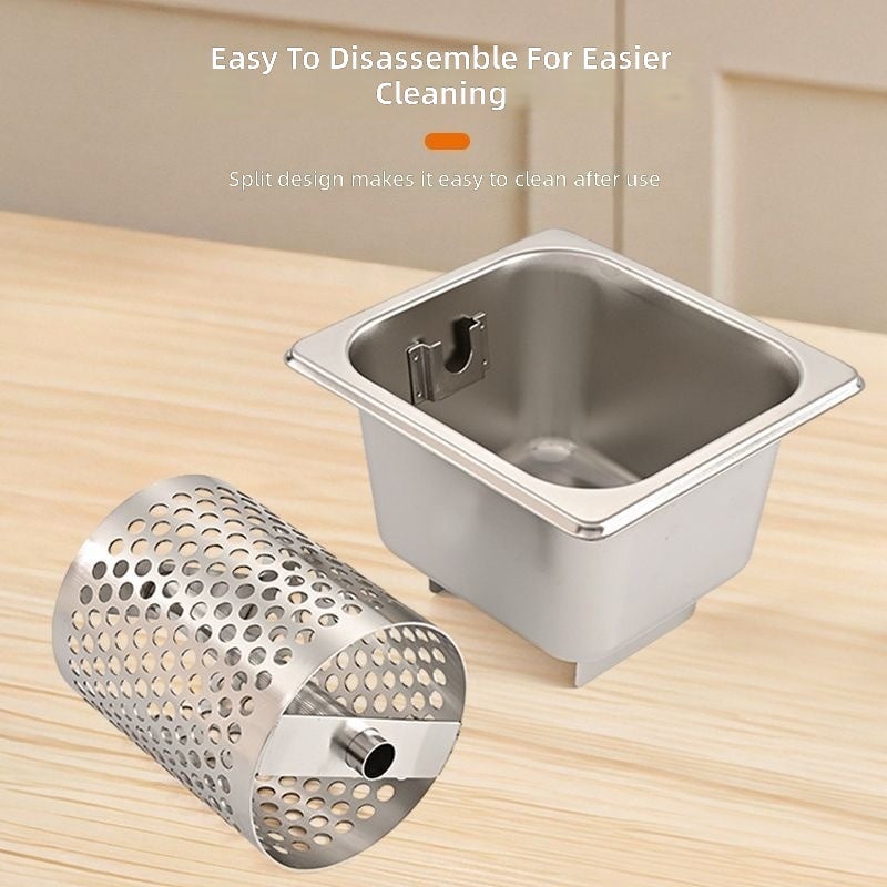 Stainless Steel Butter Roller for Burgers - Large Capacity with Base, Kitchen  Tool - Image 3