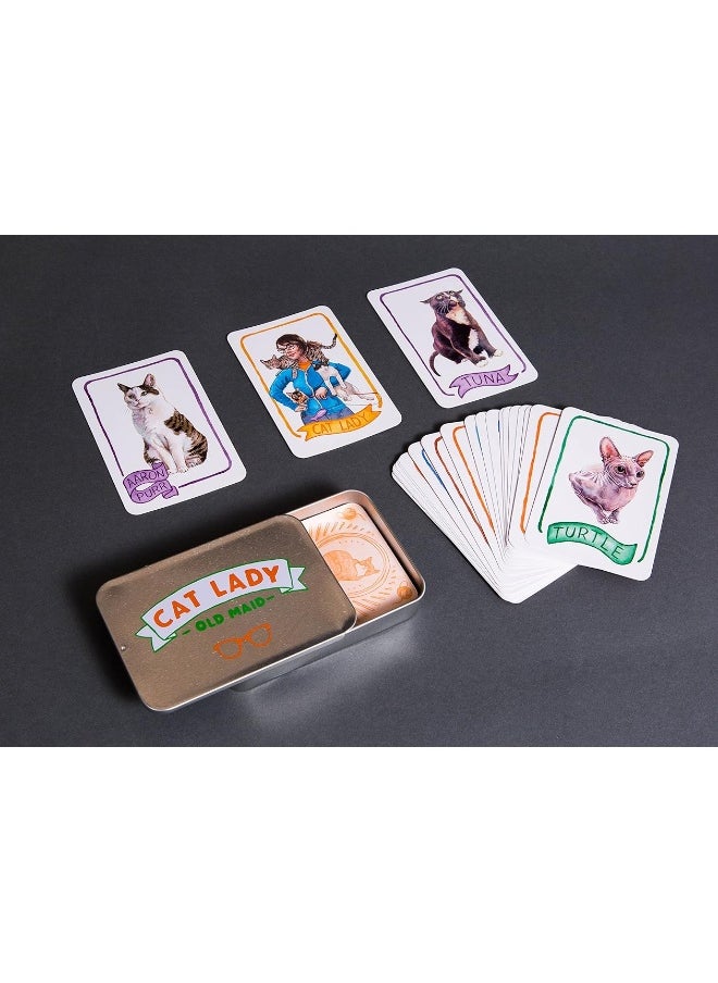 Chronicle Books Cat Lady Old Maid (Cat Gifts for Cat Lovers, Cat Themed Card Game)  - Image 2