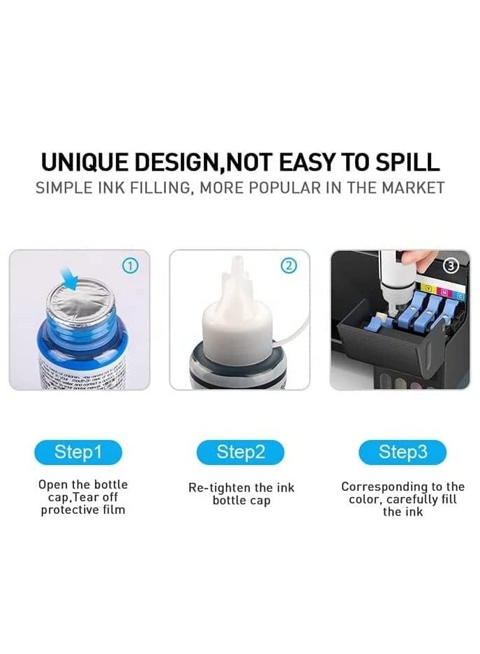Fast Print Refill Ink EPSON 664 CYAN - 70ML  - Image 2