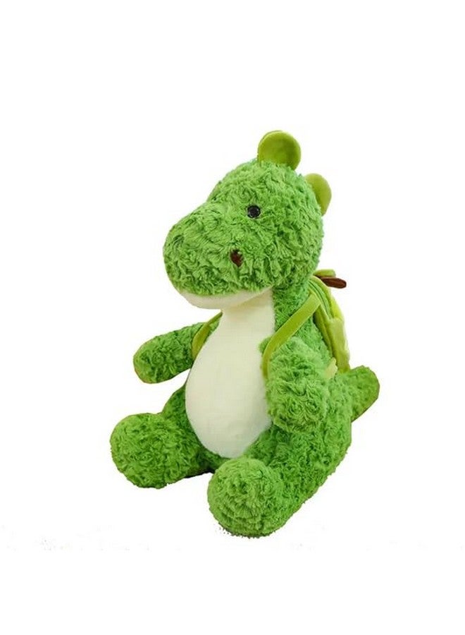 سكوبا لعبة سكوبا ديناصور ناعمة رائعة مع حقيبة، مقاس صغير 30 سم (ديناصور مع حقيبة) - Image 1