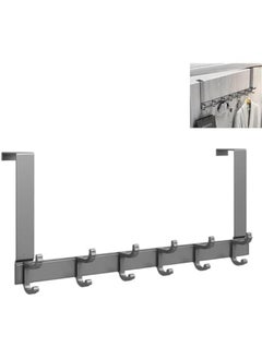 FYLX Door Hanger Wall Mounted Coat RackHeavyDuty Storage Wall Hook for Hanging Towels Coats Clothes with 6 Tri HookSuitable for Bedroom Closet and Bathroom  - Image 1