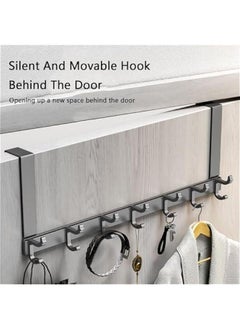 FYLX Door Hanger Wall Mounted Coat RackHeavyDuty Storage Wall Hook for Hanging Towels Coats Clothes with 6 Tri HookSuitable for Bedroom Closet and Bathroom  - Image 2