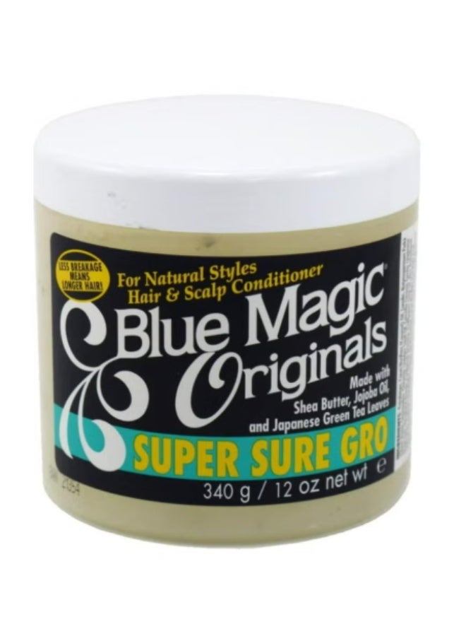 بلو ماجيك بلسم سوبر شور جرو الأصلي للشعر وفروة الرأس طبيعي 100% 340 جم