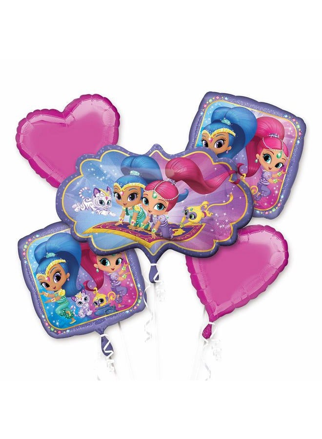 Anagram Shimmer and Shine Bouquet Of Balloons