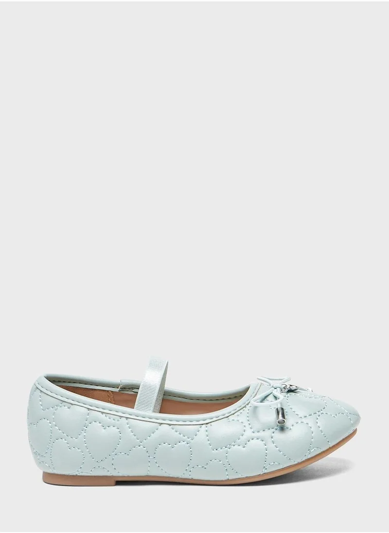 shoexpress Kids Quilted Ballerinas