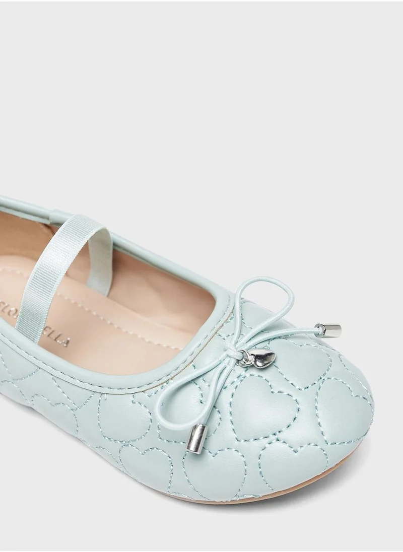 shoexpress Kids Quilted Ballerinas