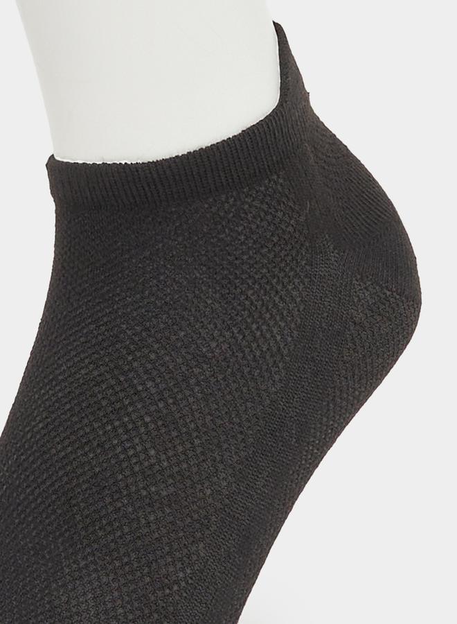 ستايلي مجموعة من 5 جوارب سادة بطول الكاحل - Image 3