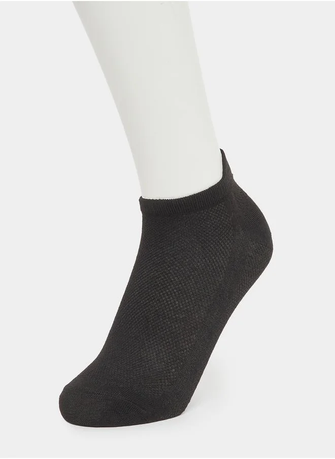 Styli Set of 5 - Plain Ankle Socks