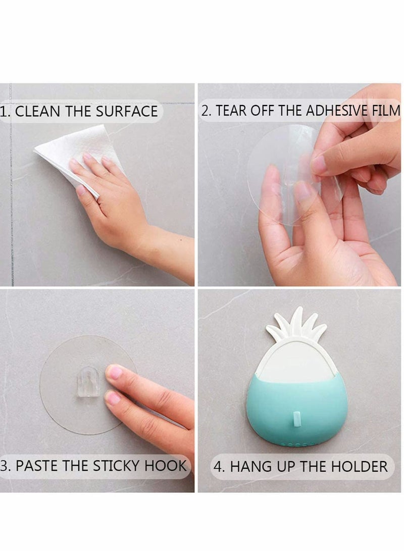 Y&D New Rabbit Style Wall Hanging Storage Box Bathroom Toothpaste Toothbrush Storage Rack Non-perforated Strong Draining Storage Box - Image 5