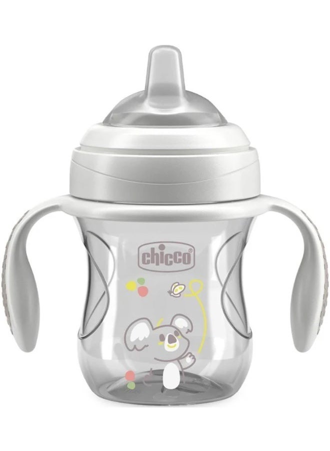 Chicco Mix & Match Transition Cup 4m+ Grey 200ml - Image 1