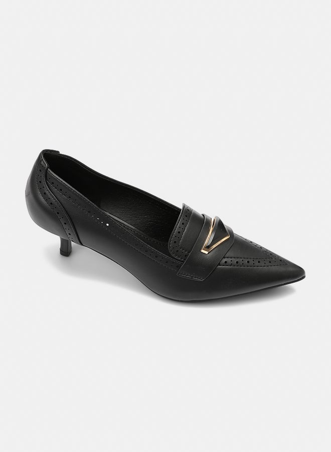 Dejavu Shoes JAL-DVTX-006 Plain Pointed Toecap Heels For Women - Image 2