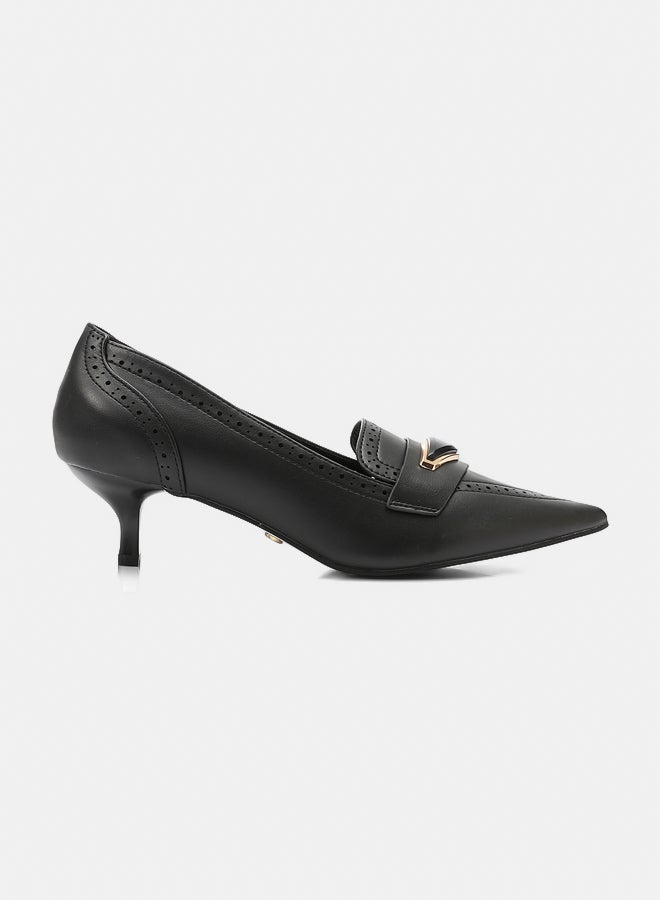 Dejavu Shoes JAL-DVTX-006 Plain Pointed Toecap Heels For Women - Image 1