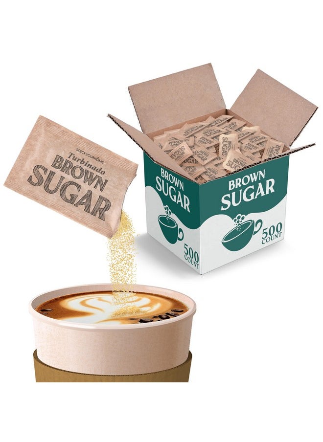 Bulk Brown Sugar Packets, 500 Count - Individual Servings of Brown Sugar Packets for Coffee and Tea, Granulated Brown Sugar Packs Great for Restaurants, Coffee Shops, Offices, Schools, and More - pzsku/Z21A0D17CDF662E94D693Z/45/_/1740982500/948292bd-4741-4554-b8f1-6d7f5c86411f