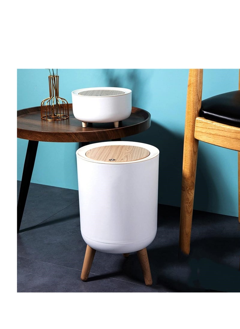 Generic - 3-Piece Touch Cover Trash Can Set, With A Beautiful Decorative Design, Suitable For Any Place In The Home, Offices And Hotels - Image 1