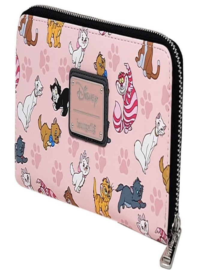 Loungefly Disney Cats Wallet Zip Around Clutch Faux Leather - Image 3