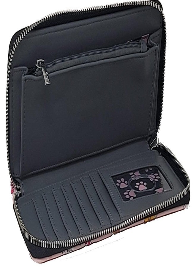 Loungefly Disney Cats Wallet Zip Around Clutch Faux Leather - Image 5