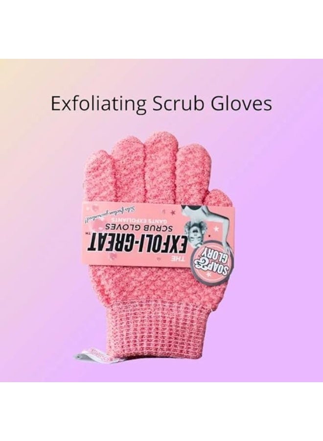 Exfoliating Scrub Gloves Multicolour – Body Bath Gloves for Deep Cleansing & Dead Skin Removal - Image 3