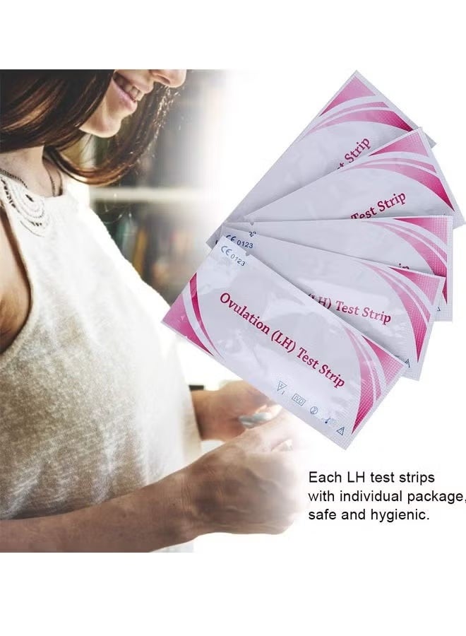 زفيف مجموعة 10 قطع لتوقع الإباضة، شريط اختبار الإباضة، لاختبار الإباضة، توقع الخصوبة، اختبار الحمل، سهلة التشغيل، عبوة فردية - Image 2