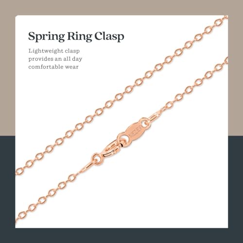 Kezef 1mm 925 Sterling Silver Necklace for Women | 16-36 inch long Silver, 18k Gold, Rose Gold Necklaces for Women - Made In Italy Real Cable Chain Jewelry | Dainty cadena de plata s925 para mujer - Image 4
