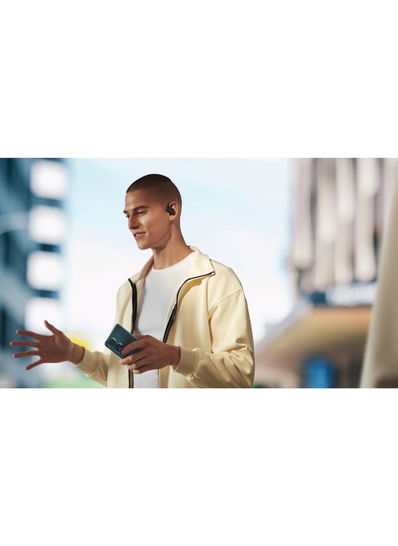 Honor Choice - Open-Ear True Wireless Earbuds With Noise Cancellation During Calls Black - Image 1