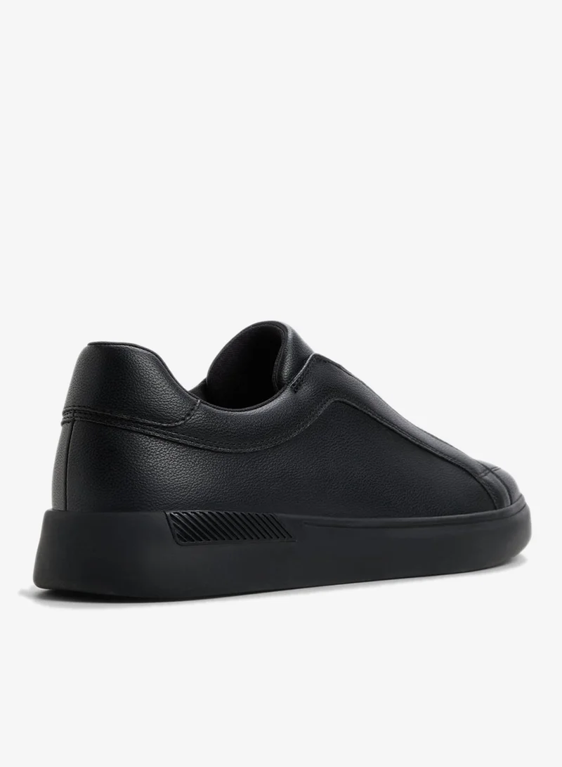 الدو Lonespec Men's Black Low-Top Sneaker