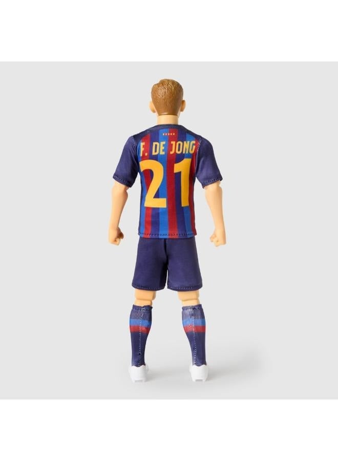 FC BARCELONA تمثال كرة القدم القابل للجمع لفريق برشلونة - فرينكي دي يونغ، 30 سم - Image 3