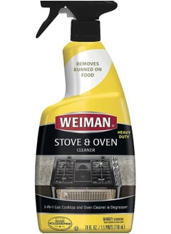 Weiman Weiman Oven and Grill Cleaner 24 Ounce  Broiler and Drip Pans Oven  Ceramic Grill Interiors BBQ Grill Grates  - Image 1