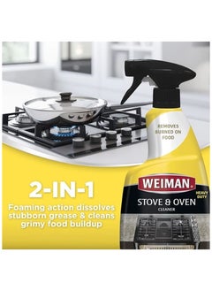 Weiman Weiman Oven and Grill Cleaner 24 Ounce  Broiler and Drip Pans Oven  Ceramic Grill Interiors BBQ Grill Grates  - Image 3