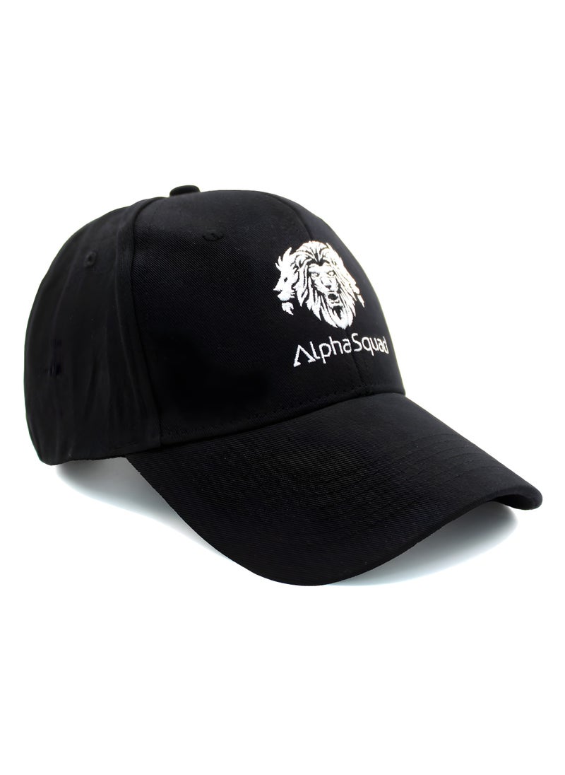 AlphaSquad AlphaSquad Baseball Cap Unisex Adjustable Size for Sports, Running, Gym Workouts and Outdoor Activities (Black)  - Image 2