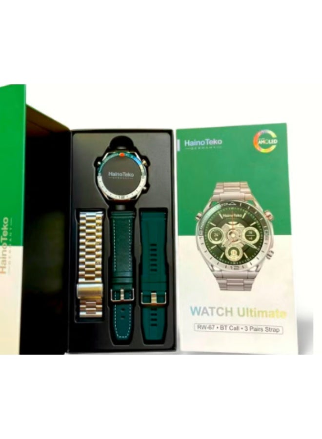 هينو تيكو ساعة هاينو تيكو RW-67 الذكية الفاخرة بتصميم أنيق ومقاومة للماء - Image 3