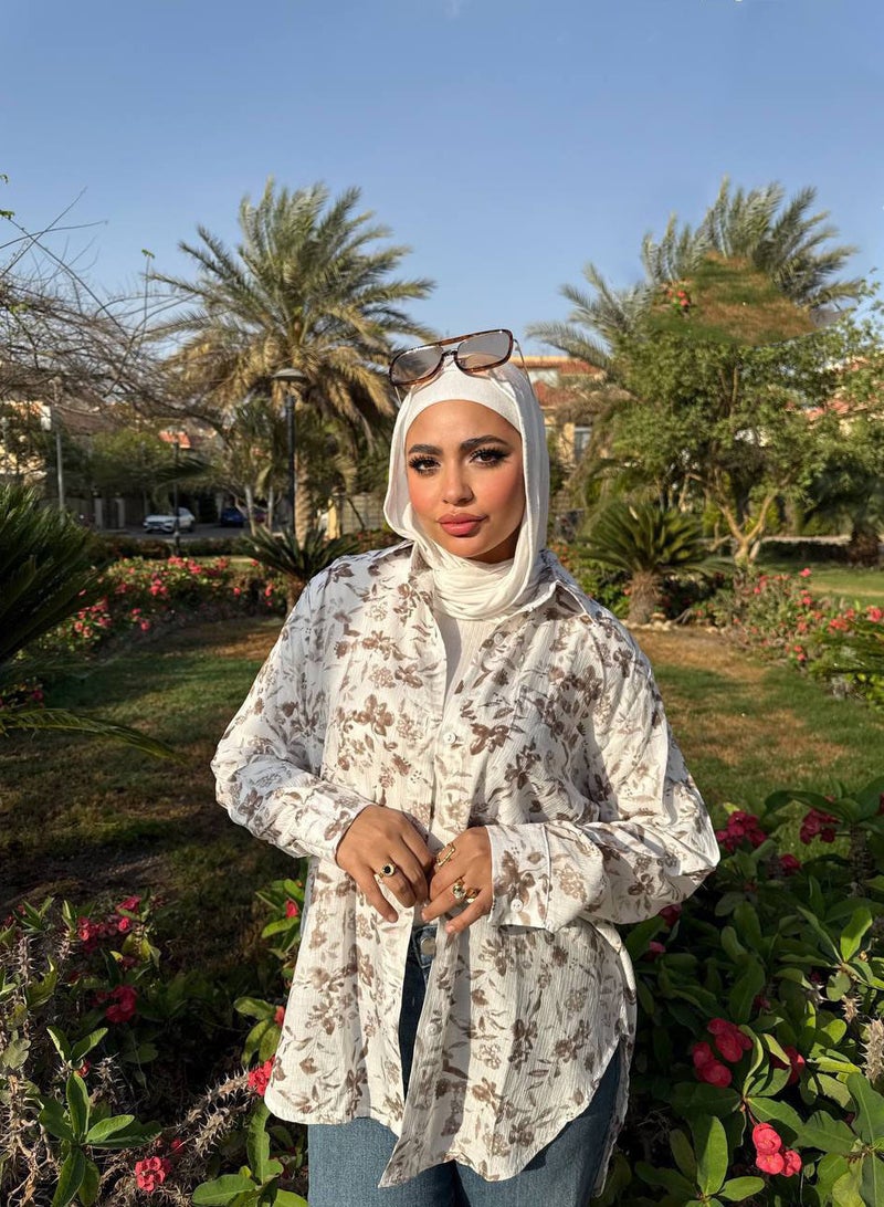 Puritopia Women's Printed Shirt  - Image 1