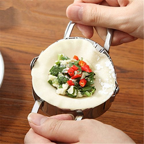 i Kito New Stainless Steel Ravioli Mould Dumpling Maker Mold Wrapper Pierogie Pie Crimper Pastry Dough Press Cutter Kitchen Gadgets (S 3inch) - Image 4