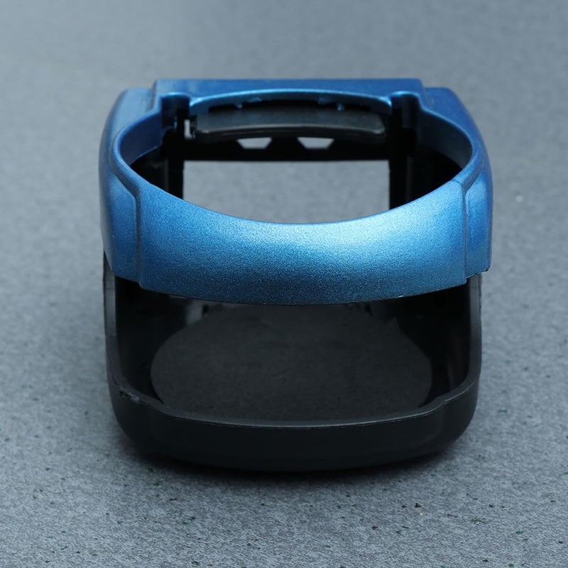 Car Air Vent Cup Holder Set of 2 Blue and Black Automotive Drink Holders for Water Bottles - Image 4
